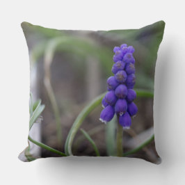 Purple Blumen Kissen