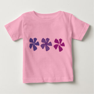 Purple Blumen: Kleinkinder Baby T-shirt