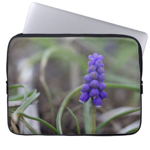 Purple Blumen Laptopschutzhülle