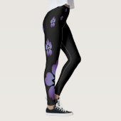 Purple Blumen Leggings (Rechts)