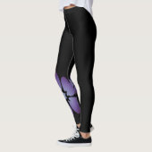 Purple Blumen Leggings (Links)