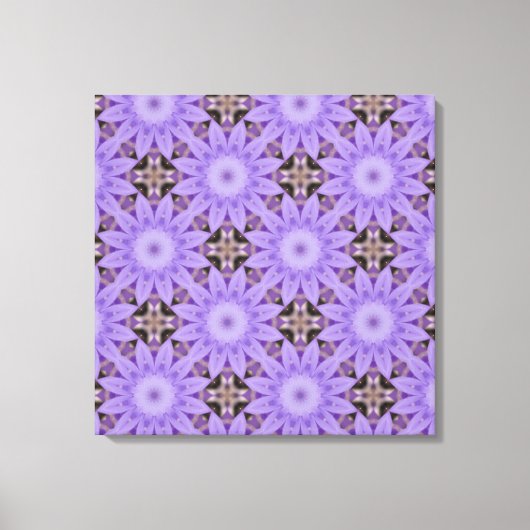 Purple Blumen Leinwanddruck (Vorderseite)