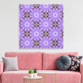 Purple Blumen Leinwanddruck (Insitu (Wohnzimmer))