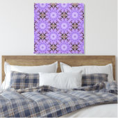 Purple Blumen Leinwanddruck (Insitu (Schlafzimmer))