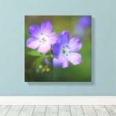 Purple Blumen Leinwanddruck (Insitu (Holzboden))