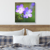 Purple Blumen Leinwanddruck (Insitu (Schlafzimmer))