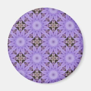 Purple Blumen Magnet