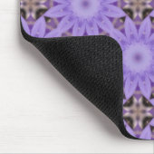 Purple Blumen Mousepad (Ecke)