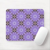 Purple Blumen Mousepad (Mit Mouse)