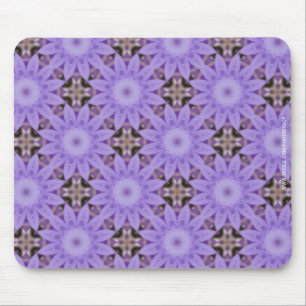 Purple Blumen Mousepad