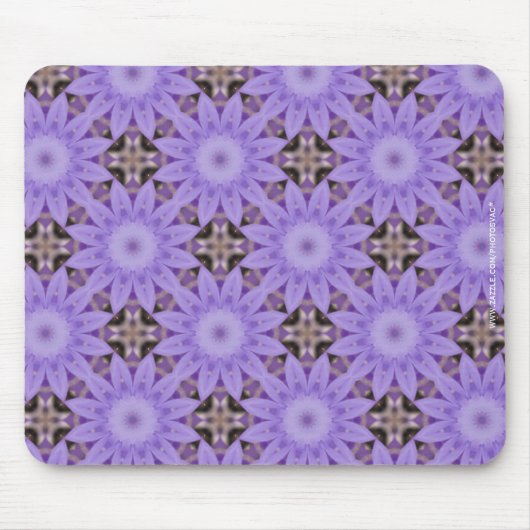 Purple Blumen Mousepad (Vorne)