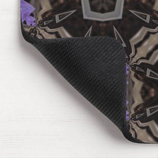 Purple Blumen Mousepad (Ecke)