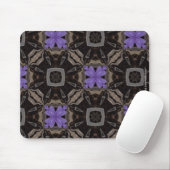 Purple Blumen Mousepad (Mit Mouse)