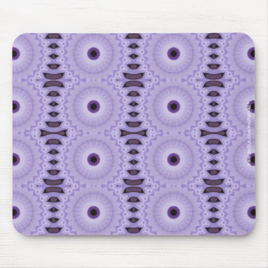 Purple Blumen Mousepad (Vorne)