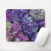 Purple Blumen Mousepad (Mit Mouse)