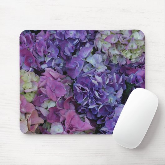 Purple Blumen Mousepad (Mit Mouse)