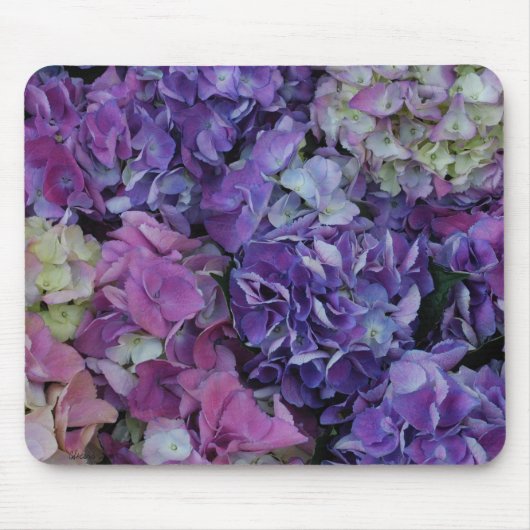 Purple Blumen Mousepad (Vorne)