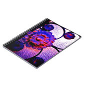 Purple Blumen Notizblock (Linke Seite)
