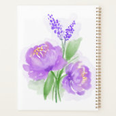 Purple Blumen Planer (Rückseite)