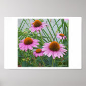 Purple Blumen Poster (Vorne)