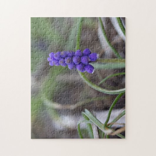 Purple Blumen Puzzle (Vertikal)