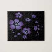 Purple Blumen Puzzle (Horizontal)