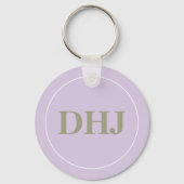 Purple Blumen Schlüsselanhänger (Rückseite)