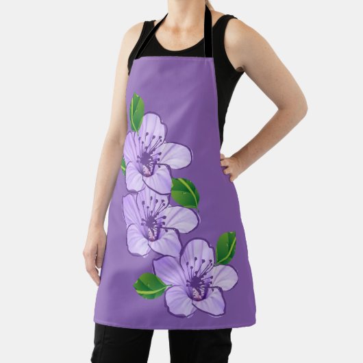 Purple Blumen Schürze (InSitu)