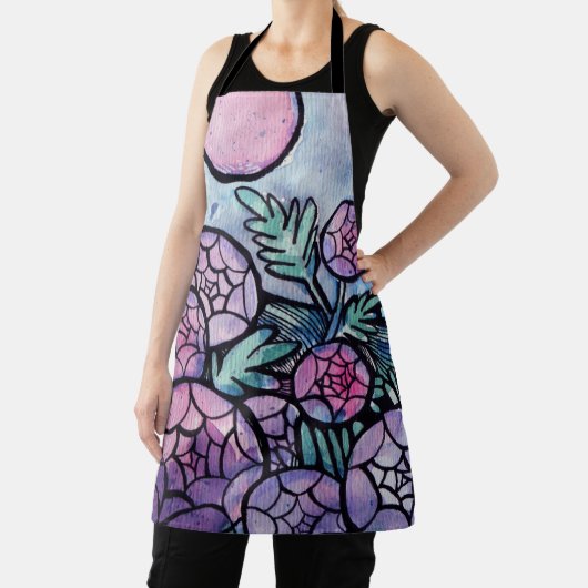 Purple Blumen Schürze (InSitu)