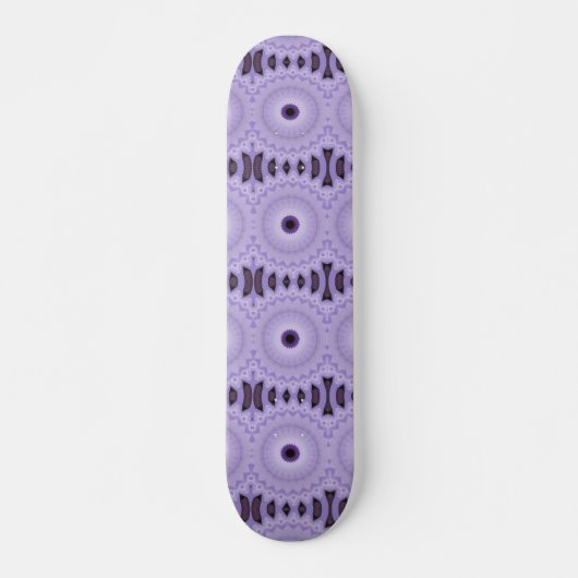 Purple Blumen Skateboard (Vorne)