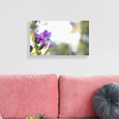Purple Blumen Sommernaturfotografie Leinwanddruck (Insitu (Wohnzimmer))