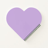 Purple Blumen Sommernaturfotografie Notizbuch (Rückseite)