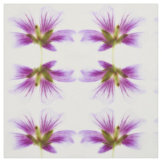Purple Blumen Stoff (Muster)