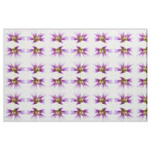 Purple Blumen Stoff (Fat Quarter (45,7 x 55,9 cm))