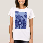 Purple Blumen T-Shirt (Vorderseite)