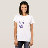 Purple Blumen T-Shirt (Vorne ganz)