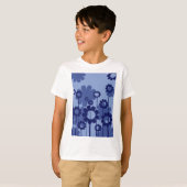 Purple Blumen T-Shirt (Vorne ganz)