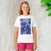 Purple Blumen T-Shirt