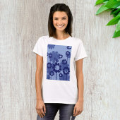 Purple Blumen T-Shirt