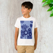 Purple Blumen T-Shirt