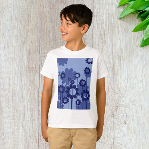 Purple Blumen T-Shirt