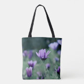 Purple Blumen Tasche (Rückseite)