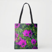 Purple Blumen Tasche (Vorderseite)