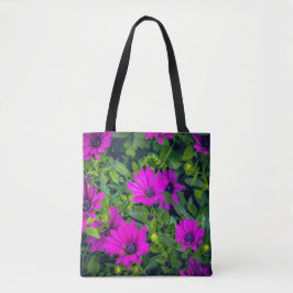 Purple Blumen Tasche