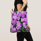 Purple Blumen Tasche (Von Nahem)