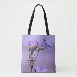 Purple Blumen Tote Tasche