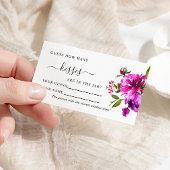 Purple Blumen Wie viele Kisses Game Cards Platzkarte