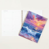Purple Blush Sunset | Ocean Glimmer Watercolor Planer (Anzeige)
