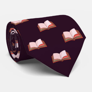 Purple Book Lover's Novelist Work, Graduation Gift Krawatte