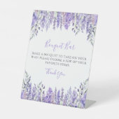 Purple Bouquet Flower Bar Sockelschild (Vorderseite)
